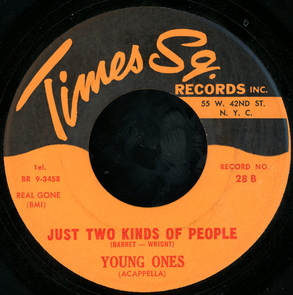 The Young Ones (9) : Gloria / Just Two Kinds Of People (7")