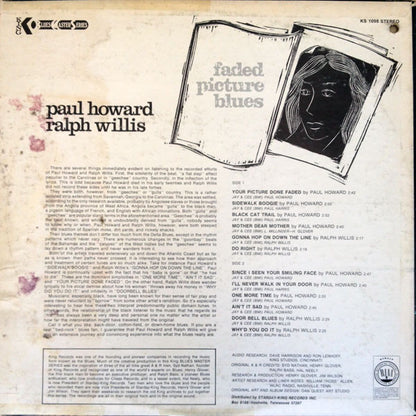 Paul Howard (14) & Ralph Willis : Faded Picture Blues (LP, Album)