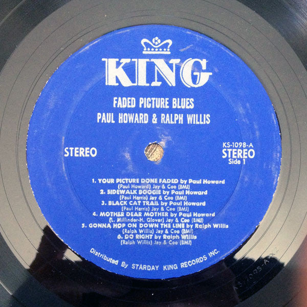 Paul Howard (14) & Ralph Willis : Faded Picture Blues (LP, Album)