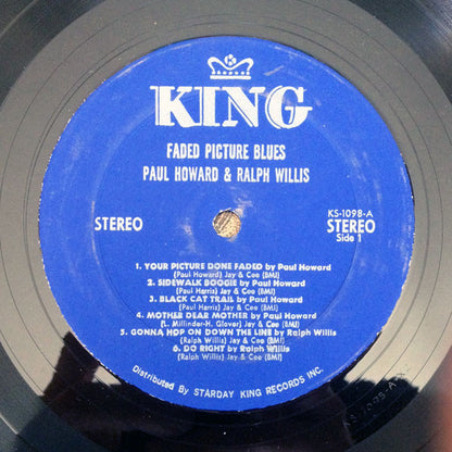 Paul Howard (14) & Ralph Willis : Faded Picture Blues (LP, Album)