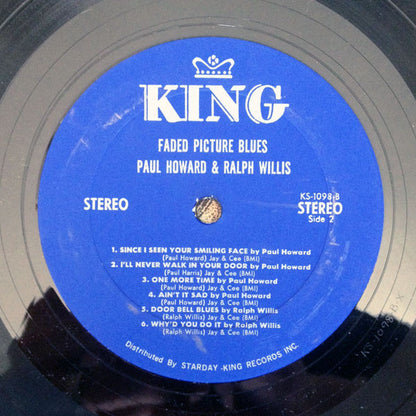Paul Howard (14) & Ralph Willis : Faded Picture Blues (LP, Album)