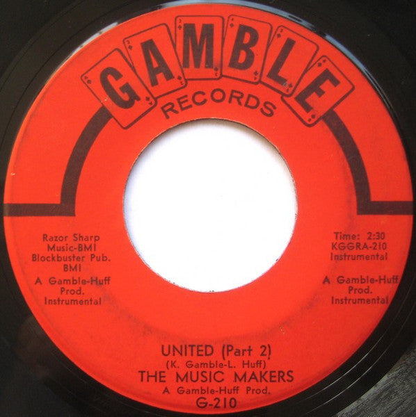 Music Makers (2) : United (7", Single)