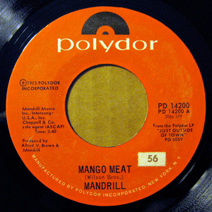 Mandrill : Mango Meat (7", Single, Styrene)