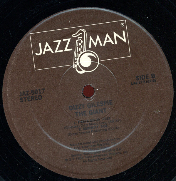 Dizzy Gillespie : The Giant (LP, Album, RE)