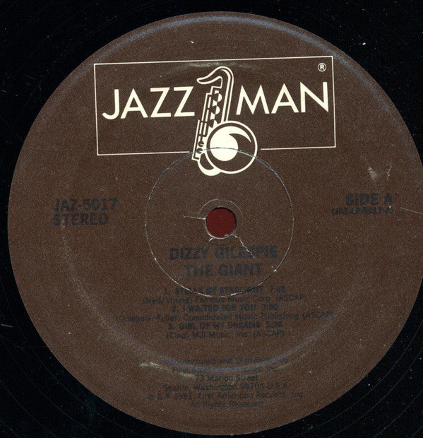 Dizzy Gillespie : The Giant (LP, Album, RE)