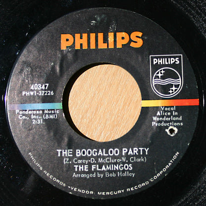 The Flamingos : The Boogaloo Party / The Nearness Of You (7", Styrene)