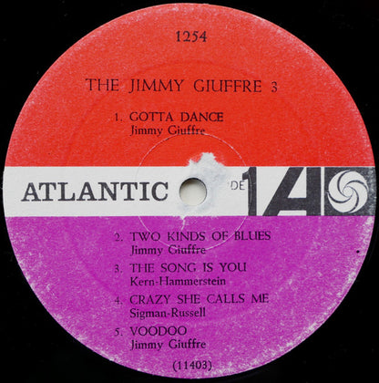 The Jimmy Giuffre Trio : The Jimmy Giuffre 3 (LP, Album, Mono, RE)