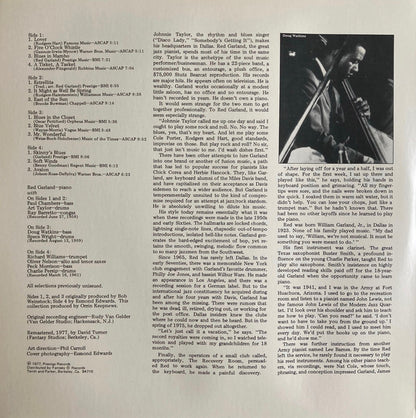 Red Garland : Rediscovered Masters (2xLP, Comp)