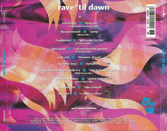 Various : Rave 'til Dawn (CD, Comp, Club, RE)