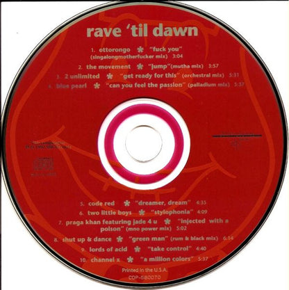 Various : Rave 'til Dawn (CD, Comp, Club, RE)