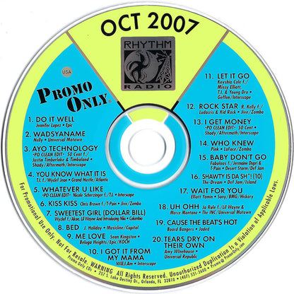 Various : Promo Only Rhythm Radio: October 07 (CD, Comp, Promo)