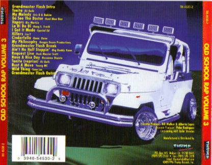Various : Old School Rap Volume 3 (CD, Comp, Mixed, RP)