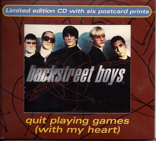 Backstreet Boys : Quit Playing Games (With My Heart) (CD, Single, Ltd)