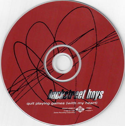 Backstreet Boys : Quit Playing Games (With My Heart) (CD, Single, Ltd)