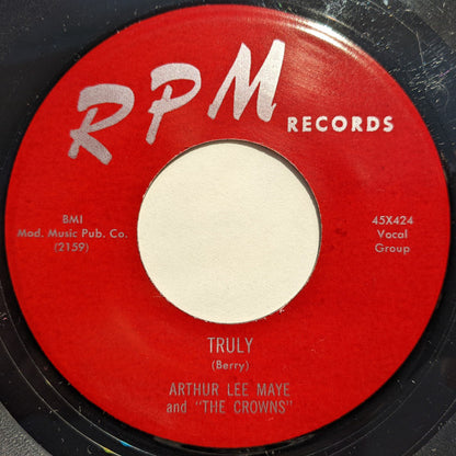 Arthur Lee Maye & The Crowns : Oochie Pachie / Truly (7", RP)
