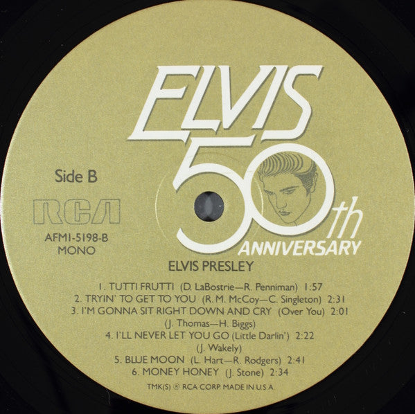 Elvis Presley : Elvis Presley (LP, Album, Mono, RE, RM, Ind)