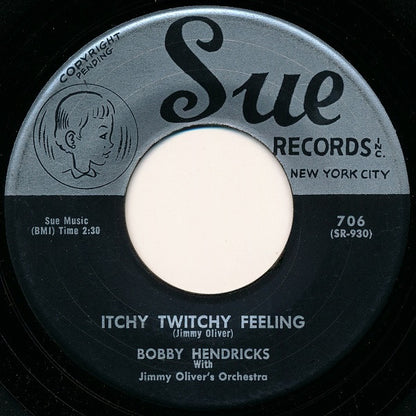 Bobby Hendricks With Jimmy Oliver's Orchestra : Itchy Twitchy Feeling / A Thousand Dreams (7", Single)