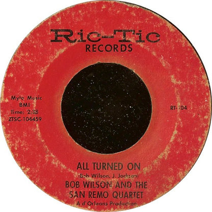 San Remo Golden Strings / Bob Wilson And San Remo Golden Strings : Hungry For Love / All Turned On (7", Single, Mono, Styrene, Ter)