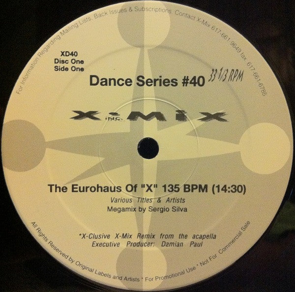 Various : X-Mix Dance Series 40 (2x12", Comp, Promo)