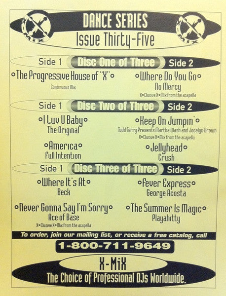 Various : X-Mix Dance Series 35 (3x12", Comp, Promo)