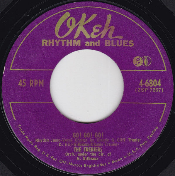 The Treniers : Plenty Of  Money / Go! Go! Go! (7")