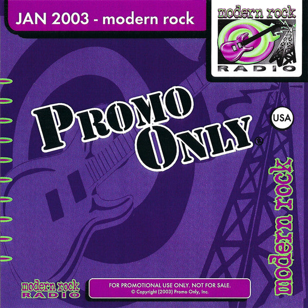 Various : Promo Only Modern Rock Radio: January 2003 (CD, Comp, Promo)