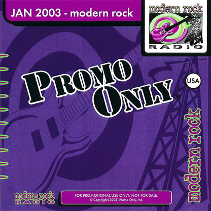 Various : Promo Only Modern Rock Radio: January 2003 (CD, Comp, Promo)