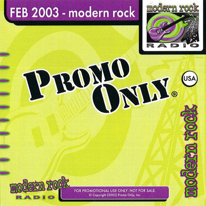Various : Promo Only Modern Rock Radio: February 2003 (CD, Comp, Promo)