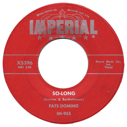 Fats Domino : When My Dreamboat Comes Home / So-Long (7", Single)