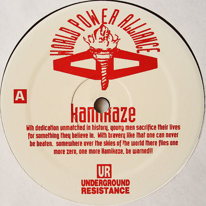 Underground Resistance : Kamikaze (12", S/Sided, Etch)