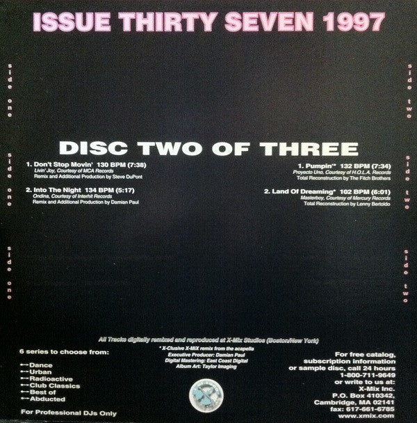 Various : X-Mix Dance Series 37 (3x12", Comp, Promo)