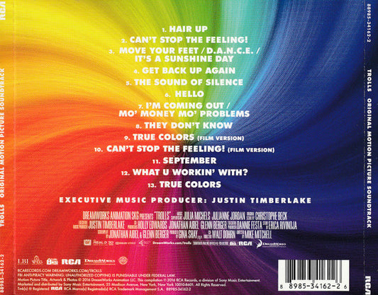 Various : Trolls (Original Motion Picture Soundtrack) (CD)