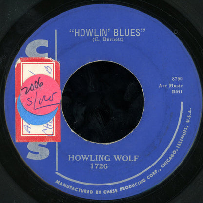 Howlin' Wolf : I Better Go Now / Howlin' Blues (7")