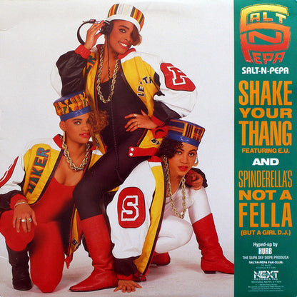 Salt 'N' Pepa : Shake Your Thang / Spinderella's Not A Fella (But A Girl DJ) (12", Promo)
