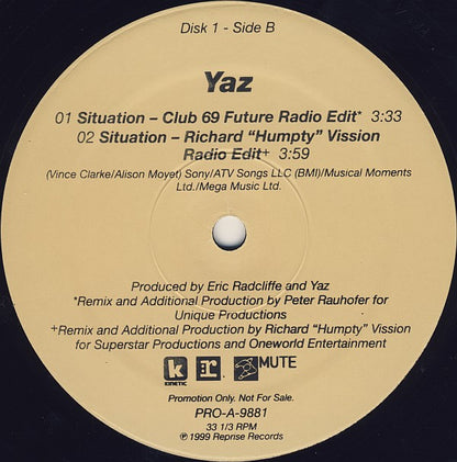 Yazoo : Situation (2x12", Promo)