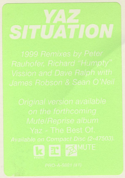 Yazoo : Situation (2x12", Promo)