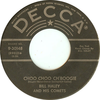 Bill Haley And His Comets : Don't Knock The Rock (7", Glo)