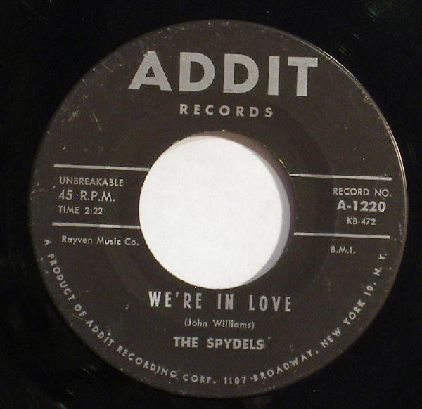 The Spydels : Big Mc Goon / We're In Love (7")
