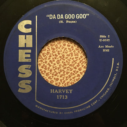 Harvey Fuqua : I Want Somebody / Da Da Goo Goo (7")