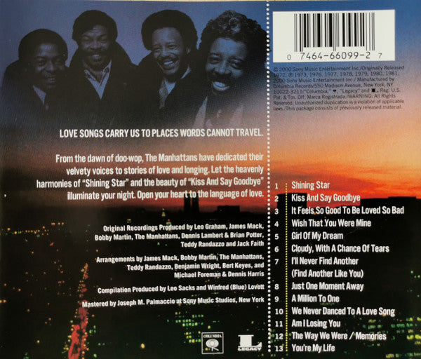 Manhattans : Love Songs (CD, Comp, RM)