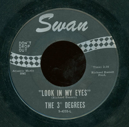 The Three Degrees : Look In My Eyes (7", Single, Mono, Roc)