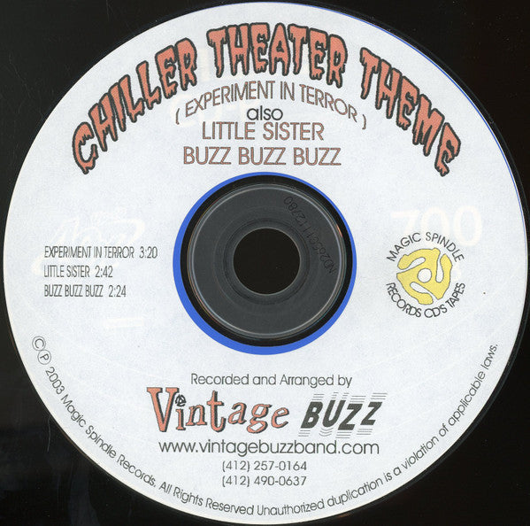 Vintage Buzz : Chiller Theater Theme (CDr, Album)