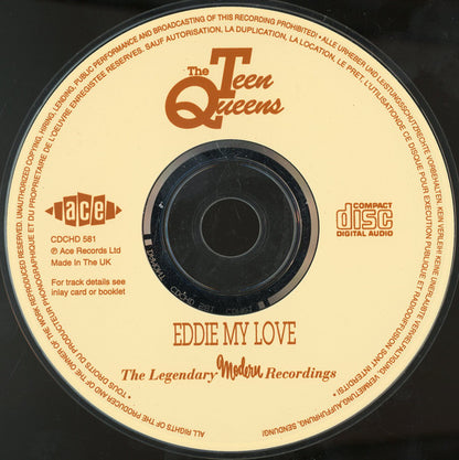 The Teen Queens : Eddie My Love (CD, Comp)