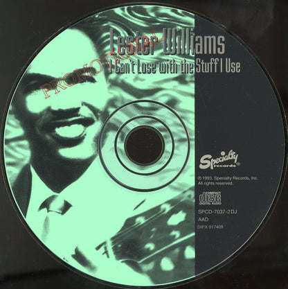 Lester Williams (4) : I Can't Lose With The Stuff I Use (CD, Comp, Promo, RE, RM)