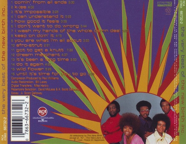 New Birth : The Very Best Of The New Birth Inc. (CD, Comp, RM)