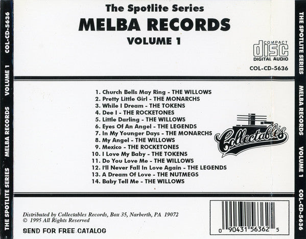 Various : Spotlite On Melba Records, Volume 1 (CD, Comp)