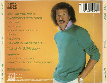 Lionel Richie : Lionel Richie (CD, Album, Club, RE, CRC)