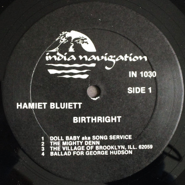Hamiet Bluiett : Birthright (A Solo Blues Concert) (LP, Album)