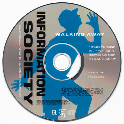 Information Society : Walking Away (Remixes) (CD, Single, Promo)