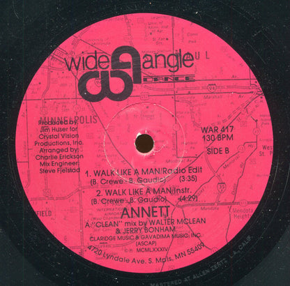 Annett (2) : Walk Like A Man (12")